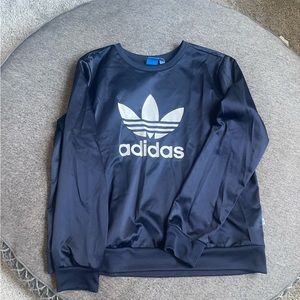 Blue long sleeve adidas